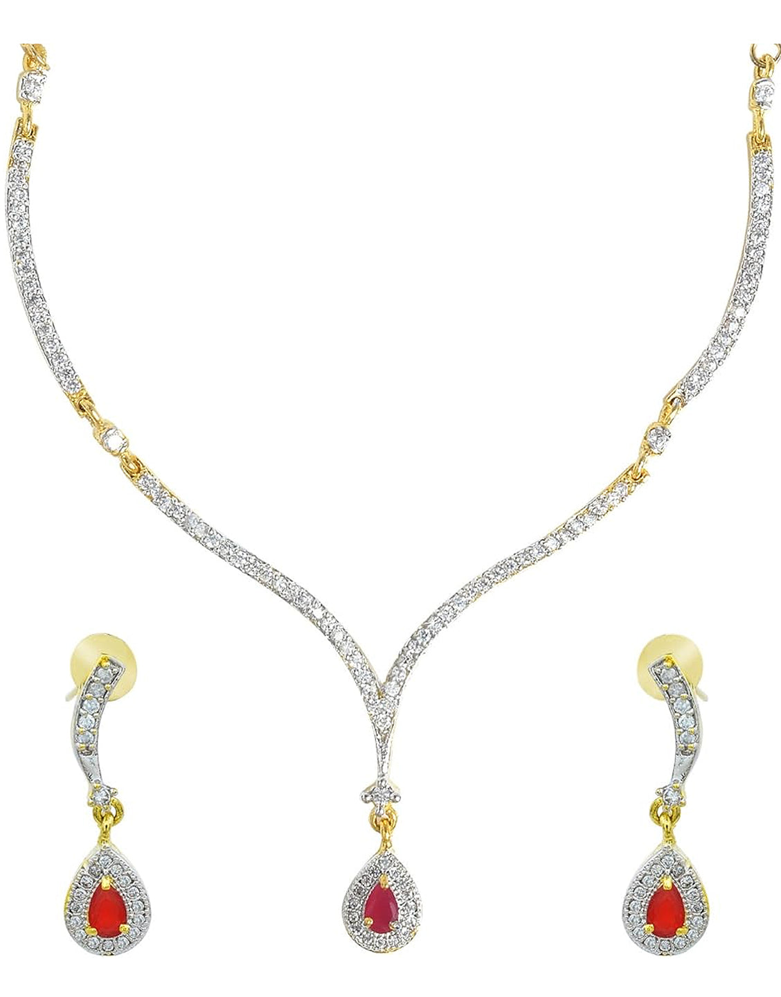 Indian AD Jewellery Set