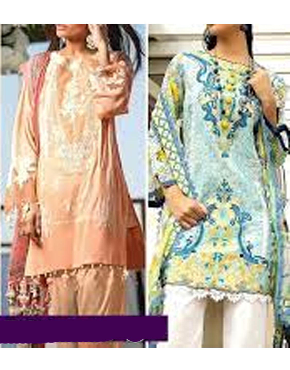 Pack of 2 Abrish Classic Lawn Suits of Your Choice
