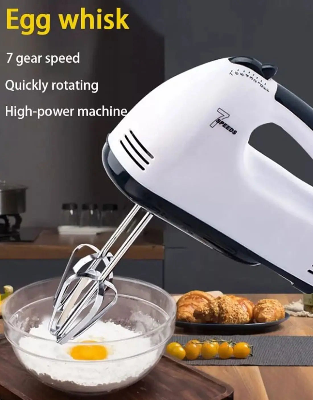 Scarlett Electric Hand Mixer/Beater For Egg, Cream & Dough
