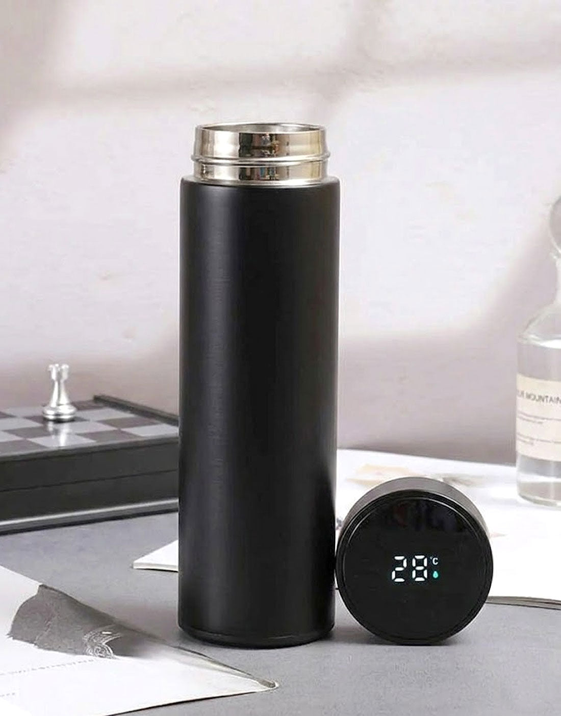 LED Temperature Display Water Bottle 500ml | Stainless Steel Vacuum Insulated Thermos