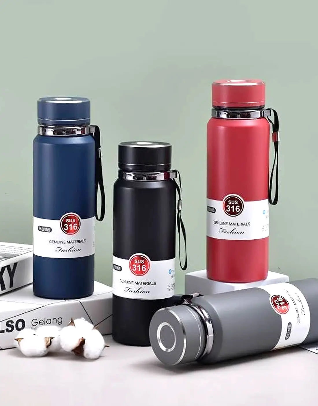 Premium SUS 316 Stainless Steel Thermos Vacuum Water Bottle 800ml | Double Layer Thermal Insulation Cup