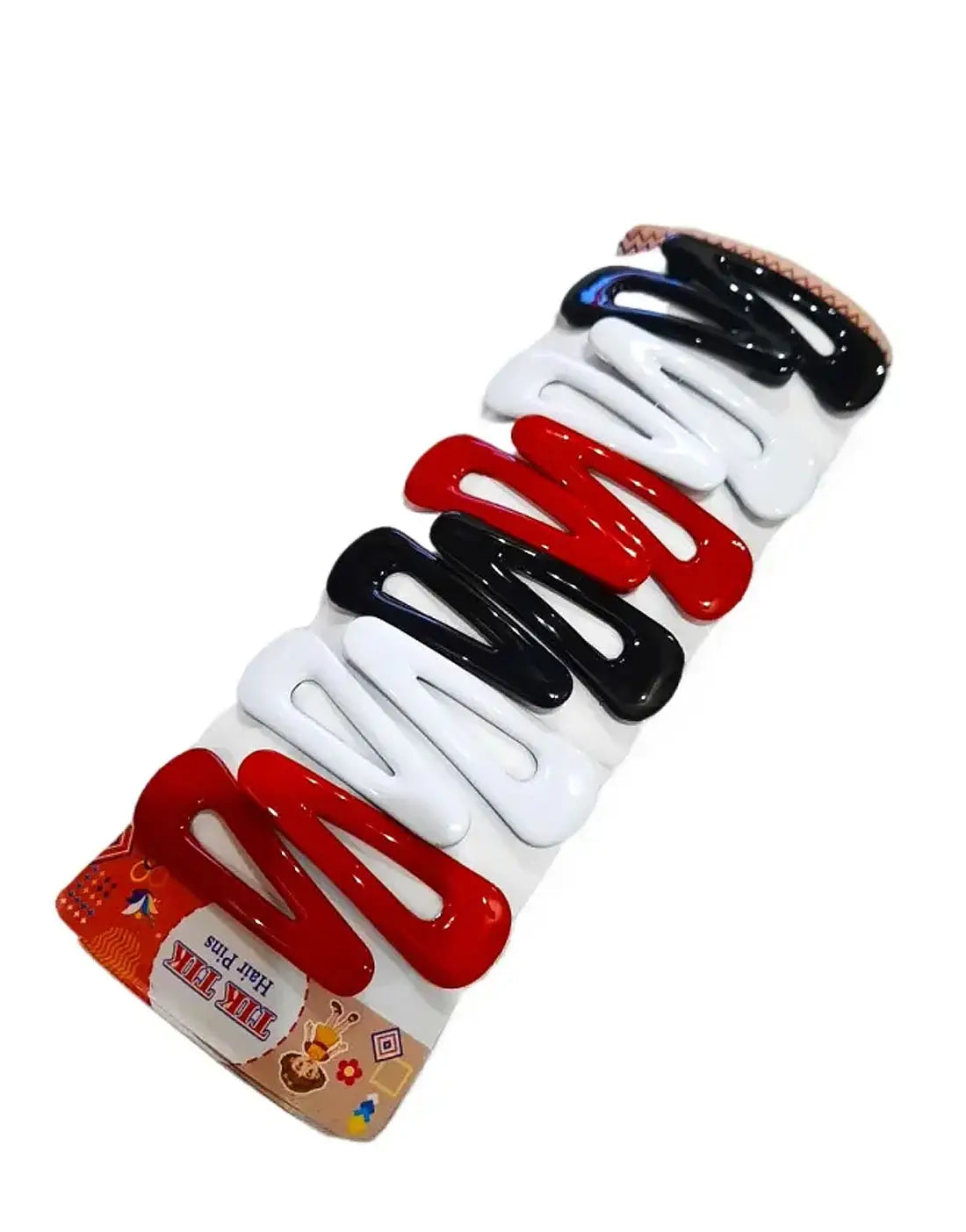 6 Pairs Mini Colorful Tic Tac Hair Clips fir Girls