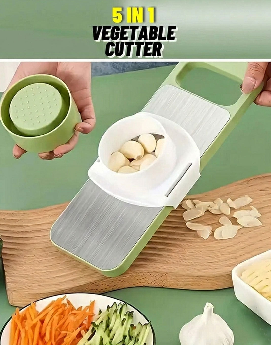 5 in 1 Multifunctional Vegetable Cutter & Slicer