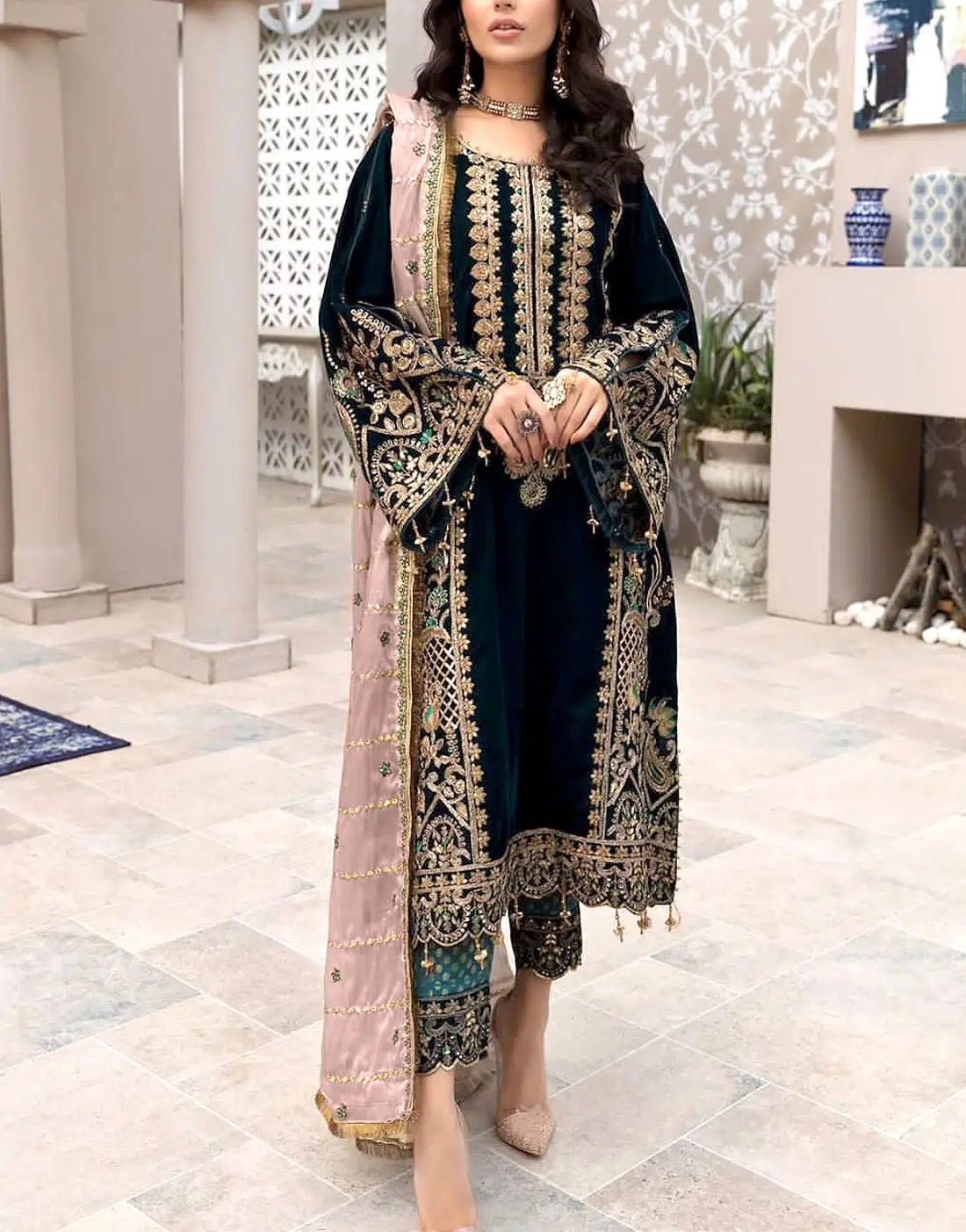 princess polly baby blue dress Black Indian Wedding Dresses & Outfits main image 0