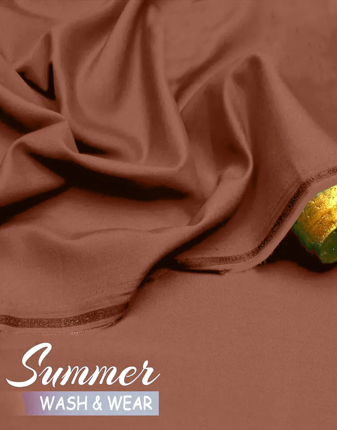 IB Unstitched Wash n Wear Brown Shalwar Kameez for Men β Premium Quality Fabric