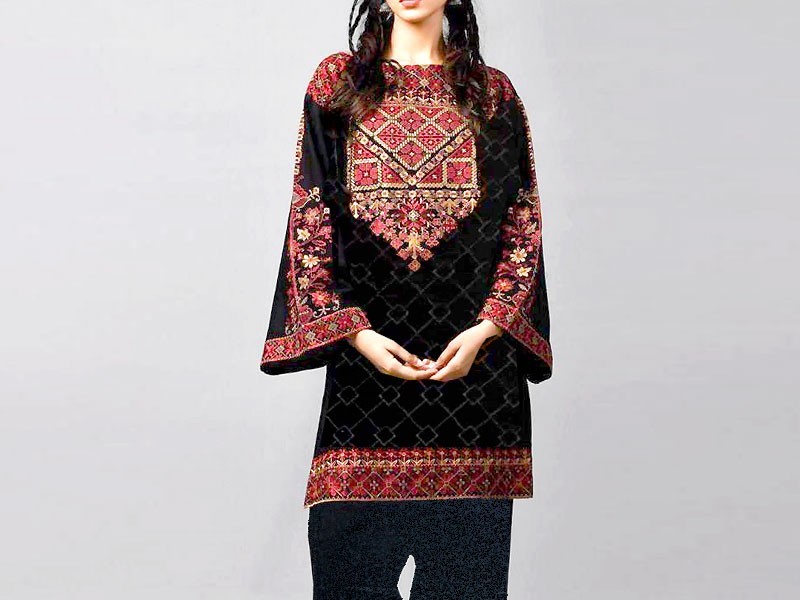 Luxury Velvet Dresses & Velvet Shawls Collection 2019-20