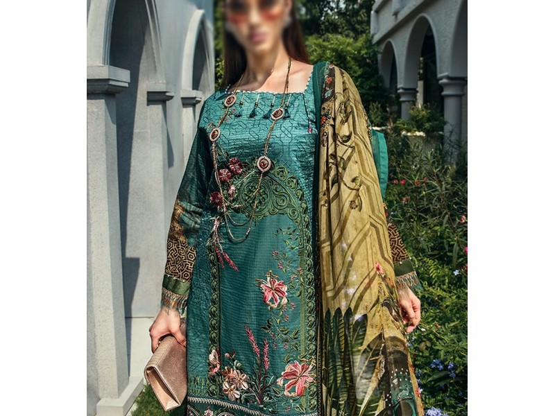 AUJ Fleur De Lux Summer Lawn Collection 2020
