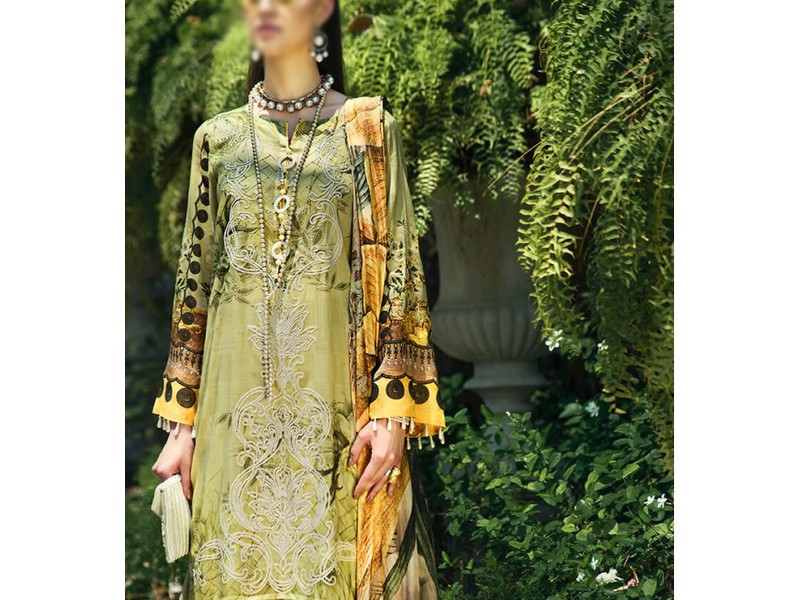 AUJ Fleur De Lux Summer Lawn Collection 2020