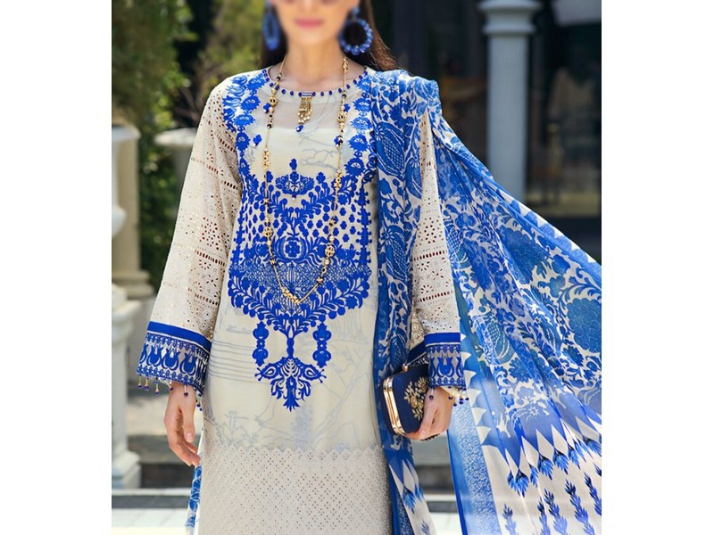 AUJ Fleur De Lux Summer Lawn Collection 2020