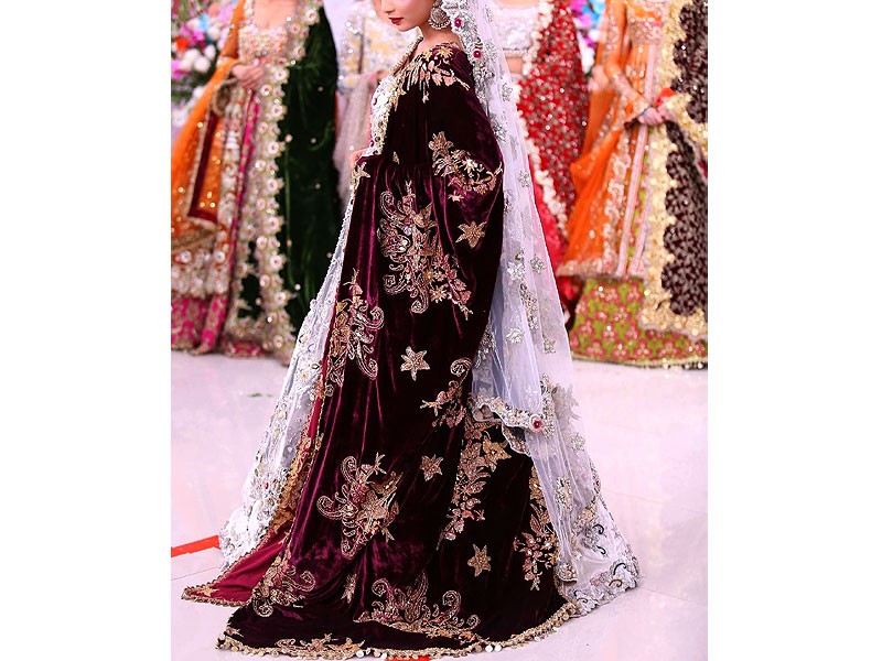 Winter Velvet Bridal Dresses 2025 in Pakistan