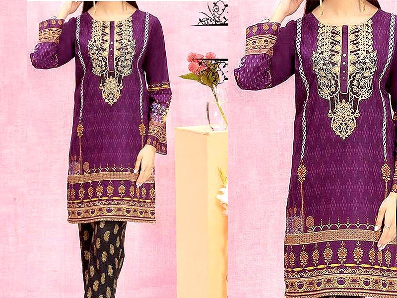 Latest Winter Linen Dresses 2025 in Pakistan