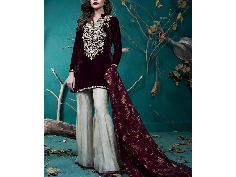 Zainab Chottani Formal Velvet Winter Collection 2021