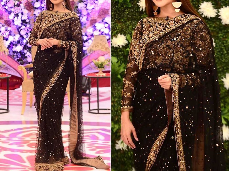 Trend of Saree Dresses for Wedding in Pakistan