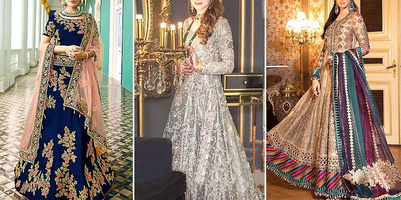Latest Bridal Maxi Dresses Designs 2024 in Pakistan