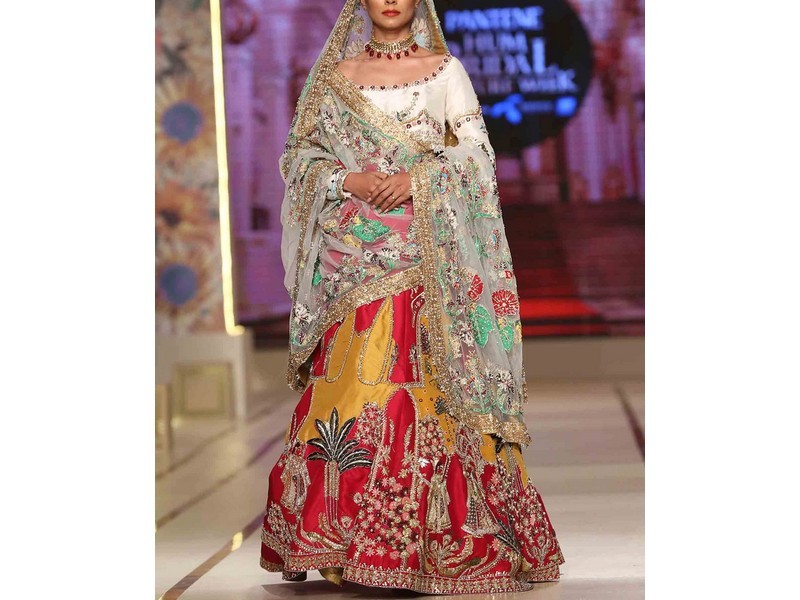 Banarsi Style Masoori Dress with Organza Jacquard Dupatta