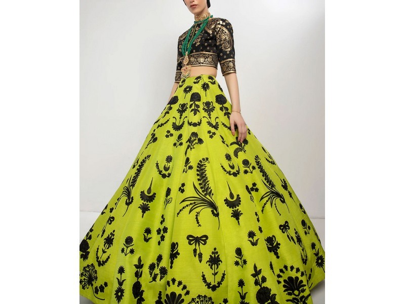 Banarsi Style Masoori Dress with Organza Jacquard Dupatta