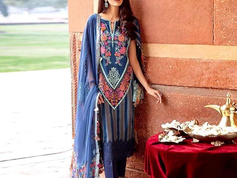 Banarsi Style Masoori Dress with Organza Jacquard Dupatta