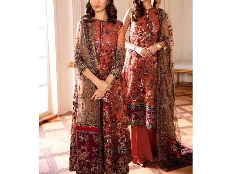 Baroque Chantelle Embroidered Chiffon Collection 2021