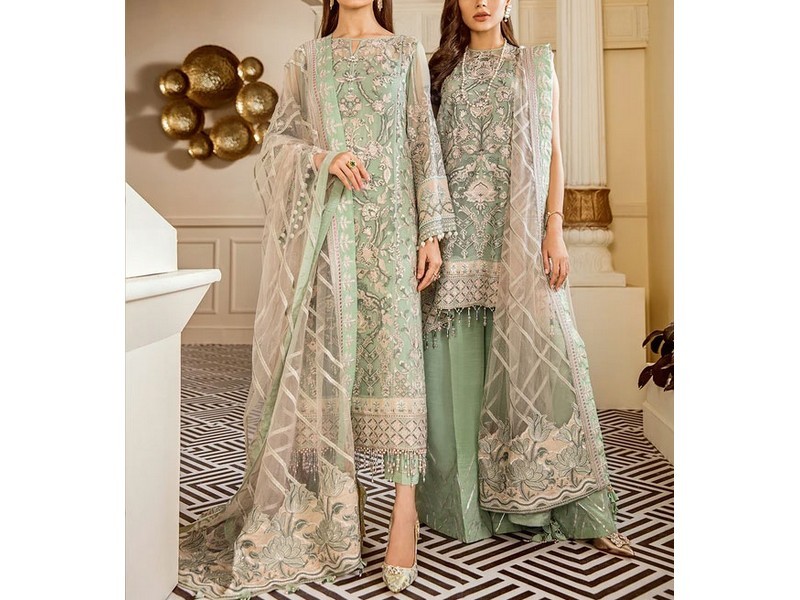 Baroque Chantelle Embroidered Chiffon Collection 2021