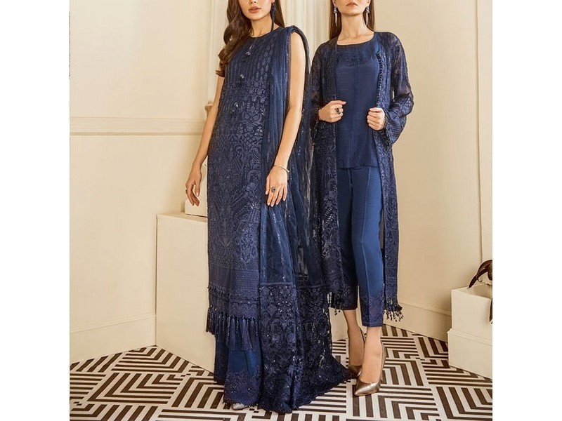 Baroque Chantelle Embroidered Chiffon Collection 2021