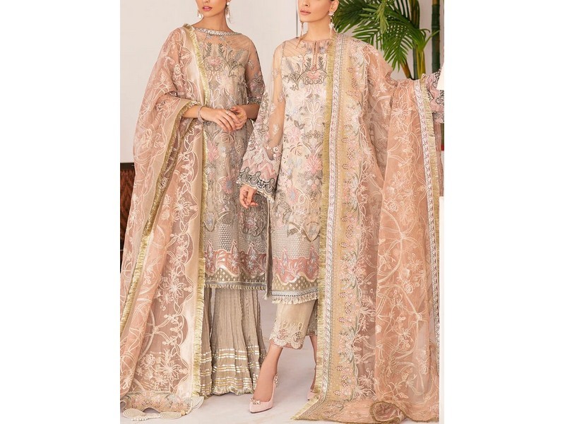 Baroque Chantelle Embroidered Chiffon Collection 2021