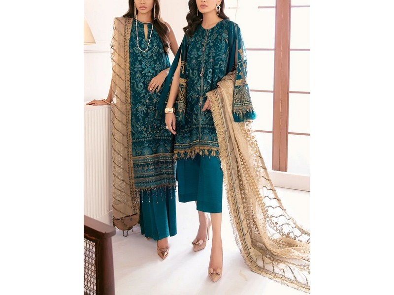 Baroque Chantelle Embroidered Chiffon Collection 2021