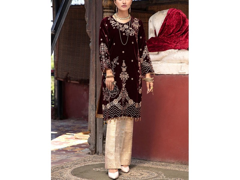 Al-Zohaib Velvet Winter Dresses Collection 2021-22