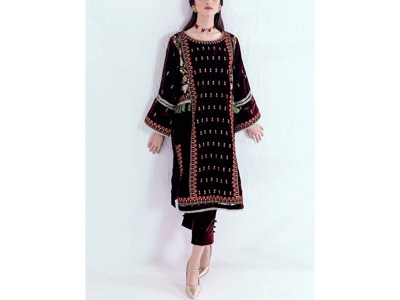 Al-Zohaib Velvet Winter Dresses Collection 2021-22
