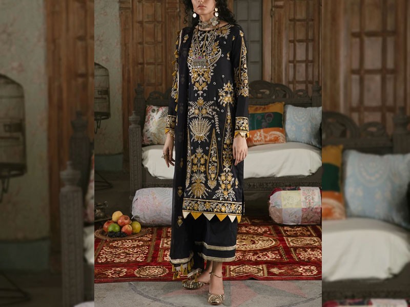 Motifz Winter Cotton Satin & Khaddar Collection 2021-22