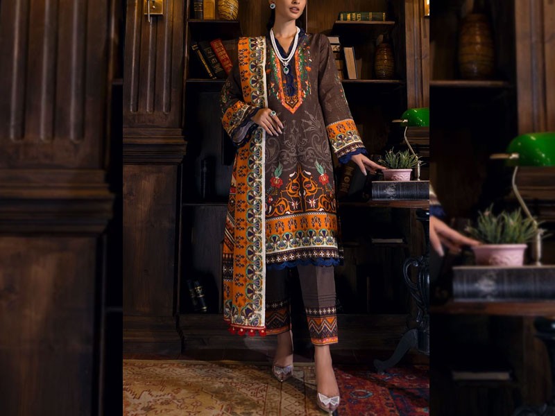 Motifz Winter Cotton Satin & Khaddar Collection 2021-22