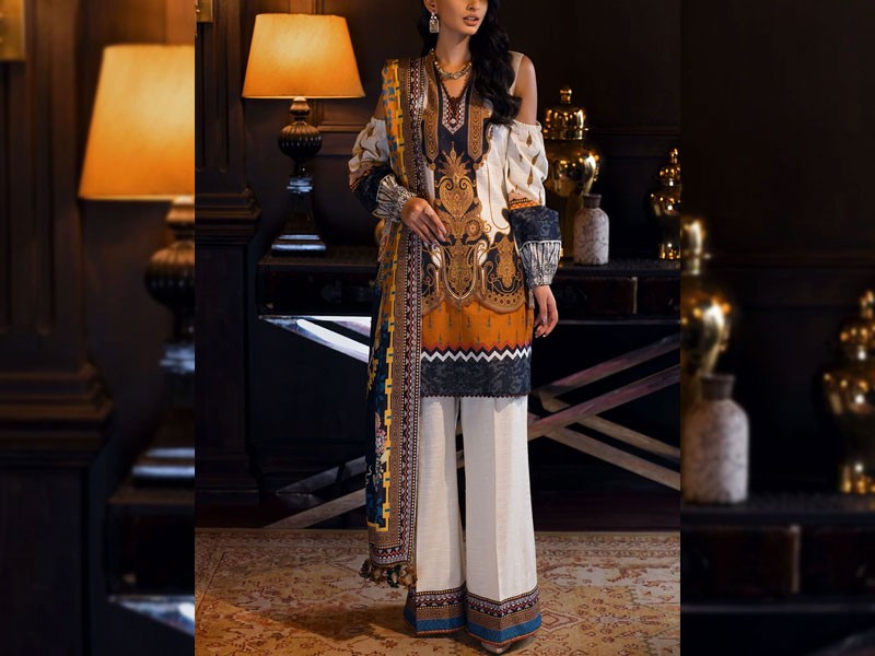 Motifz Winter Cotton Satin & Khaddar Collection 2021-22