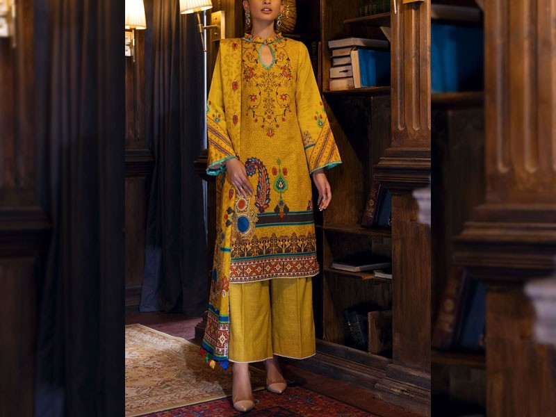 Motifz Winter Cotton Satin & Khaddar Collection 2021-22