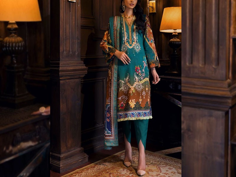 Motifz Winter Cotton Satin & Khaddar Collection 2021-22