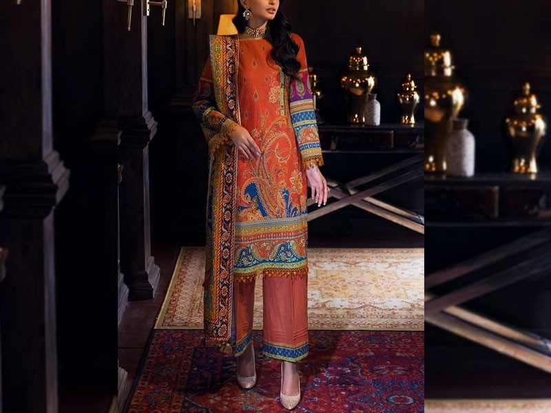Motifz Winter Cotton Satin & Khaddar Collection 2021-22