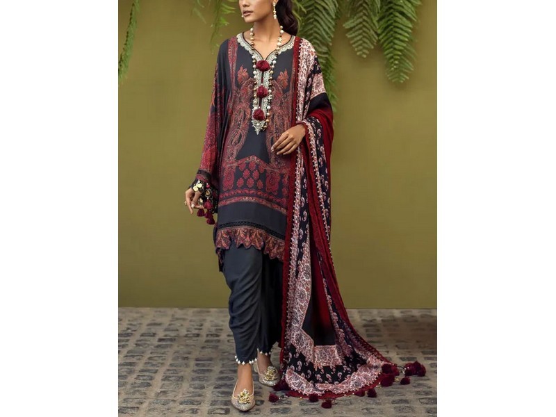 Sana Safinaz Unstitched Linen Winter Collection 2022
