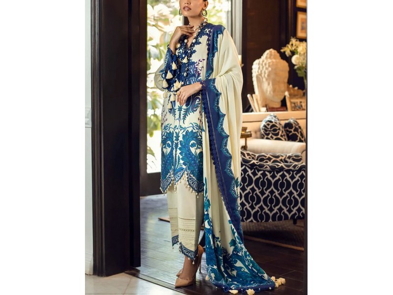 Sana Safinaz Unstitched Linen Winter Collection 2022