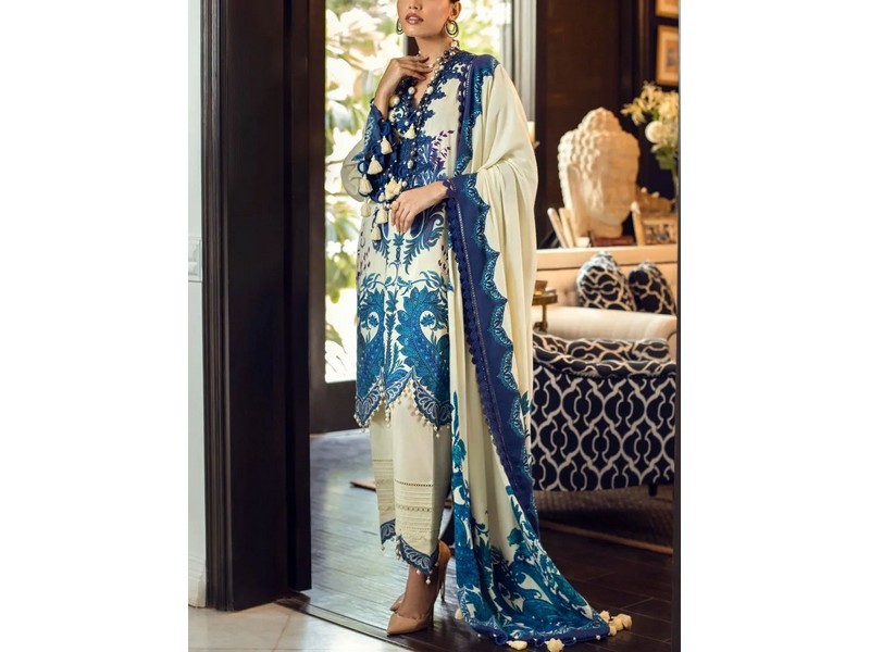 Digital Print 2-Piece Linen Dress 2022