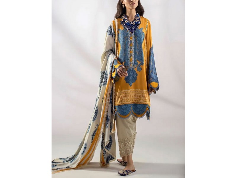 Sana Safinaz Unstitched Linen Winter Collection 2022