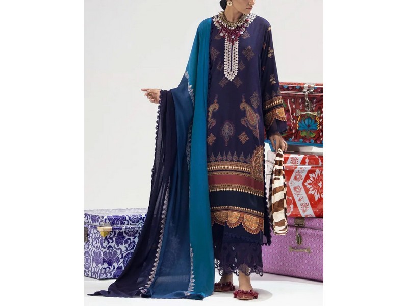 Sana Safinaz Unstitched Linen Winter Collection 2022