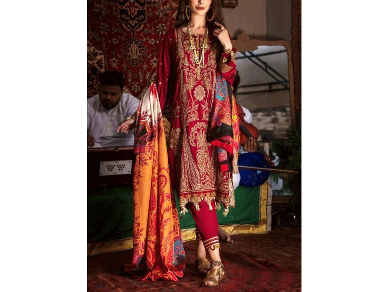 EshAisha Luxury Embroidered Winter Collection 2022
