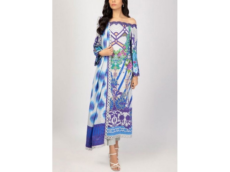 Alkaram Unstitched Summer Lawn Collection 2022