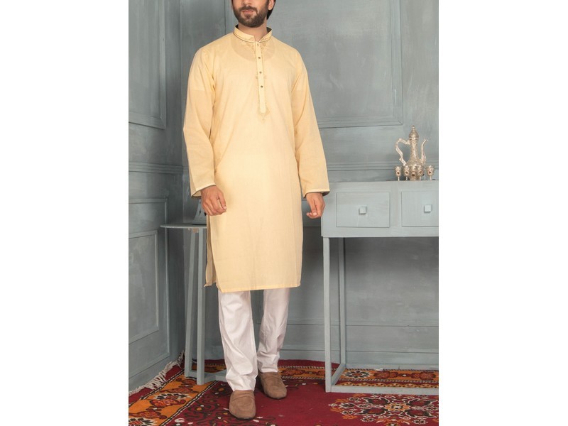 IB Swiss Fashion Soft Egyptian Cotton Unstitched Men's Shalwar Kameez