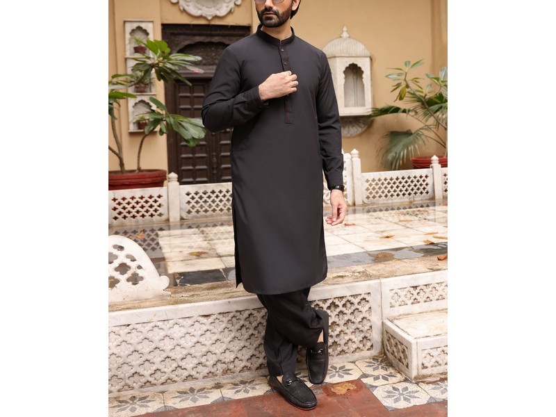 IB Swiss Fashion Soft Egyptian Cotton Unstitched Men's Shalwar Kameez