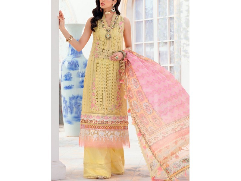 Noor By Saadia Asad Luxury Chikan Kari Lawn Collection 2022
