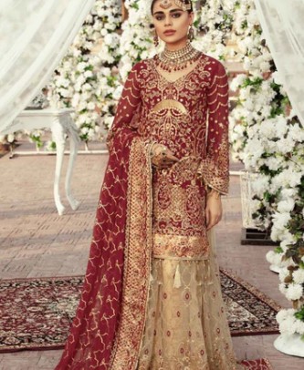 Emaan Adeel Luxury Bridal Dresses Collection 2022