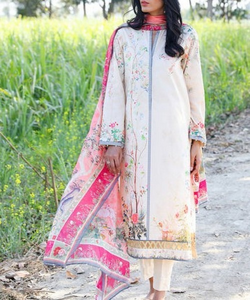 Nida Azwer Unstitched Summer Lawn Collection 2022