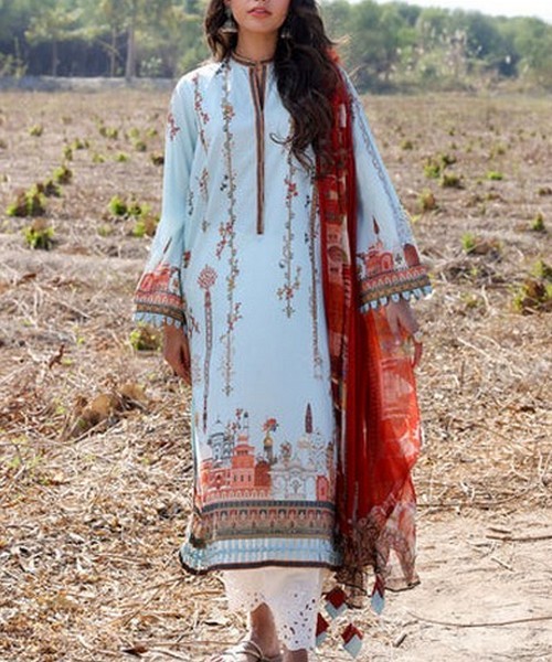 Nida Azwer Unstitched Summer Lawn Collection 2022