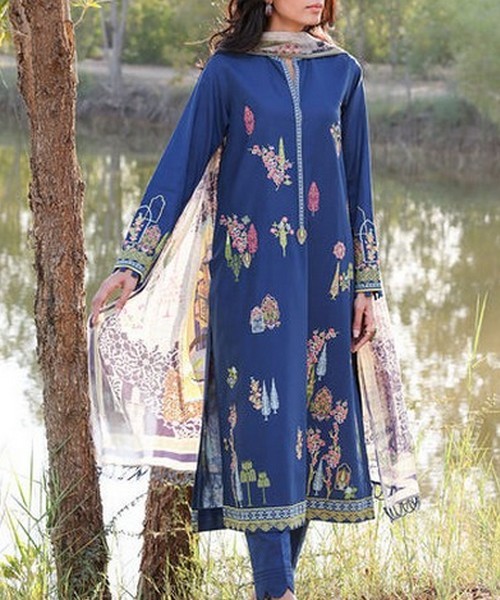 Nida Azwer Unstitched Summer Lawn Collection 2022