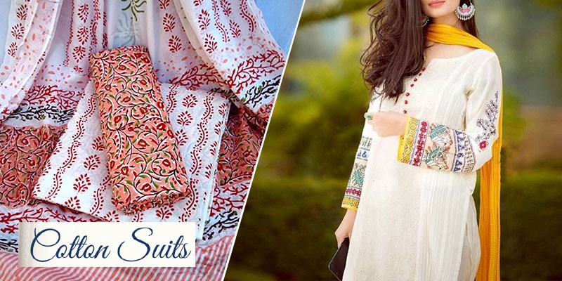 Women's Cotton Dresses 2024 Designs in Pakistan