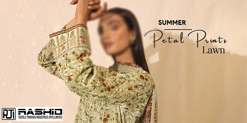 Latest Rashid Textile Summer Lawn Collection in Pakistan